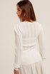 CREAM POINTELLE KNIT